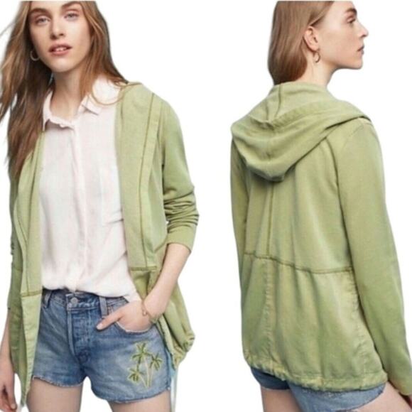 Anthropologie Postmark Open Anorack hoodie cardigan small - Picture 1 of 8